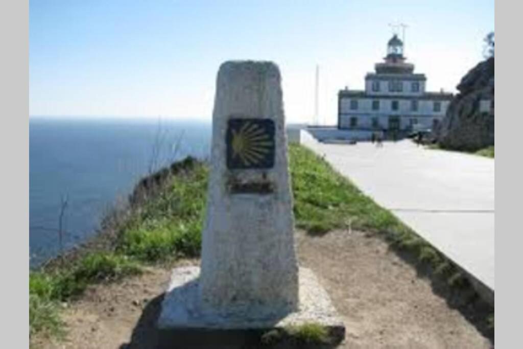 Junto Camino De Santiago,1ª Linea De Playa Apartment Finisterre Luaran gambar