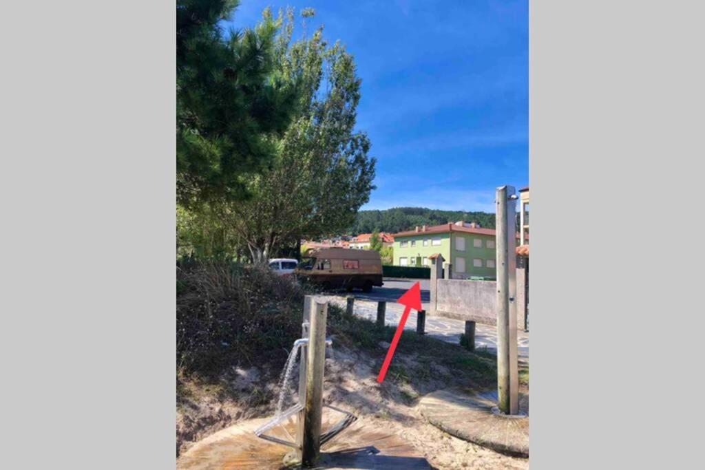 Junto Camino De Santiago,1ª Linea De Playa Apartment Finisterre Luaran gambar