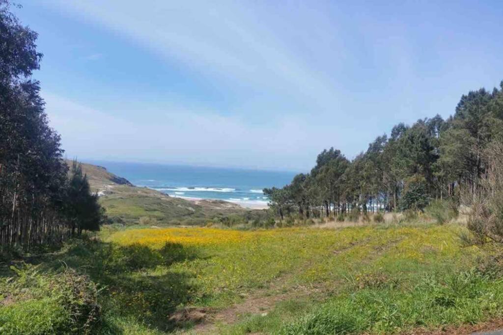 Junto Camino De Santiago,1ª Linea De Playa Apartment Finisterre Luaran gambar