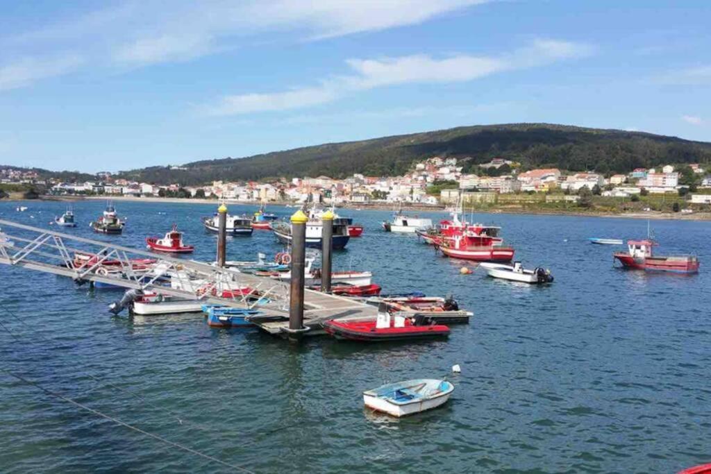 Junto Camino De Santiago,1ª Linea De Playa Apartment Finisterre Luaran gambar