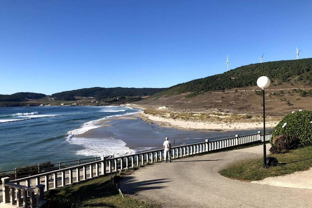 Junto Camino De Santiago,1ª Linea De Playa Apartment Finisterre Luaran gambar