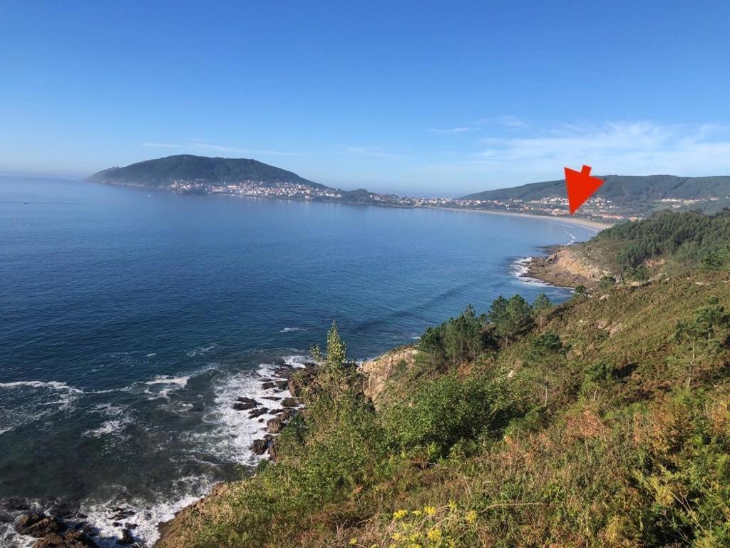 Junto Camino De Santiago,1ª Linea De Playa Apartment Finisterre Luaran gambar